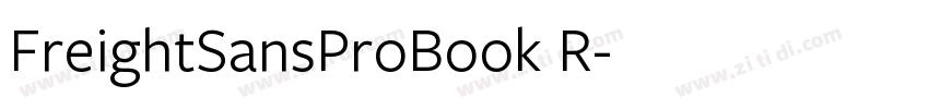 FreightSansProBook R字体转换 FreightSansProBook R字体转换